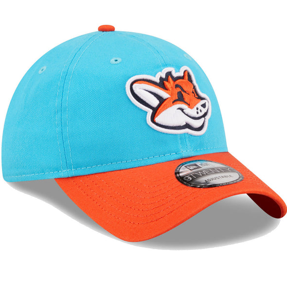 Somerset Patriots New Era 9Twenty Adjustable Slide Buckle Zorros de Somerset Copa de la Diversion Cap