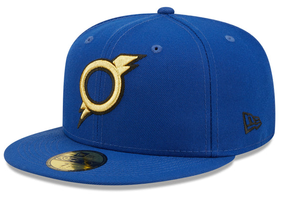 Omaha Storm Chasers New Era 59Fifty Royal O-Bolt Road Cap