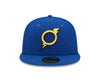 Omaha Storm Chasers New Era 59Fifty Royal O-Bolt Road Cap