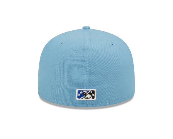 Omaha Storm Chasers New Era 59Fifty Powder Blue SC Alt Cap