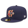 Harrisburg Senators New Era 59Fifty On-Field Road Cap - Navy