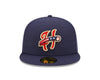 Harrisburg Senators New Era 59Fifty On-Field Road Cap - Navy