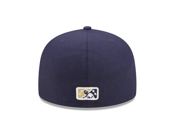 Harrisburg Senators New Era 59Fifty On-Field Road Cap - Navy