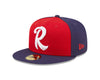 New Era 59Fifty Retro Feathered 'R' Navy & Red Road On-Field Hat