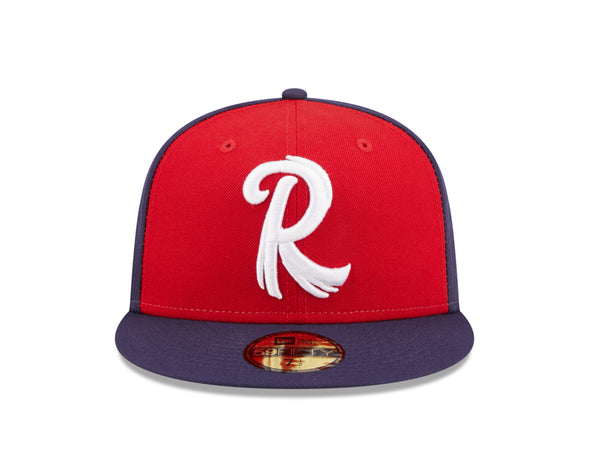 New Era 59Fifty Retro Feathered 'R' Navy & Red Road On-Field Hat