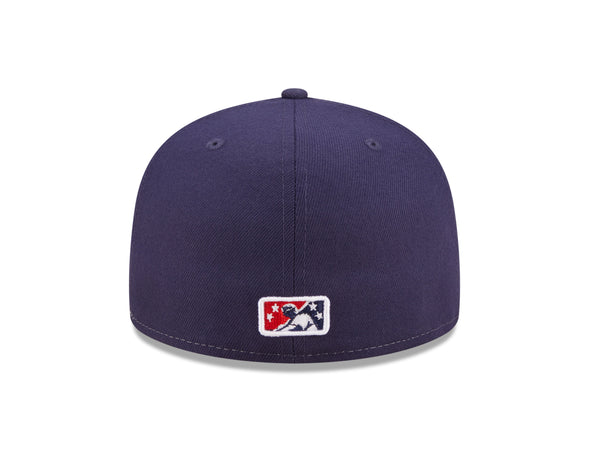 New Era 59Fifty Retro Feathered 'R' Navy & Red Road On-Field Hat
