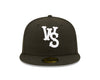 Winston-Salem Dash Home Black 59FIFTY Fitted Cap (BFCM)