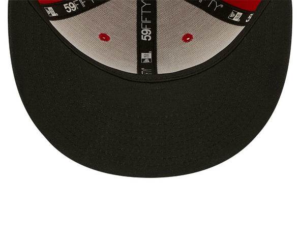 Louisville Bats New Era On-Field Low Profile 59FIFTY Fitted Hat - Red/Navy