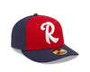 New Era 59Fifty Low Profile Reading Fightin Phils Retro Feathered 'R' Navy & Red Road