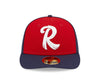 New Era 59Fifty Low Profile Reading Fightin Phils Retro Feathered 'R' Navy & Red Road