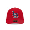 Louisville Bats New Era On-Field Low Profile 59FIFTY Fitted Hat - Red