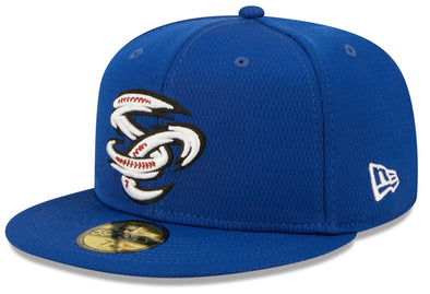 Omaha Storm Chasers New Era 5950 Royal SC Dash BP Hat