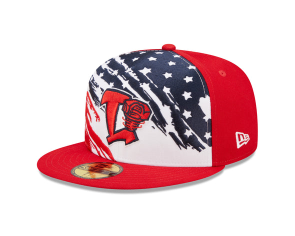 Lansing Lugnuts 2022 New Era Stars and Stripes Official Fitted Cap