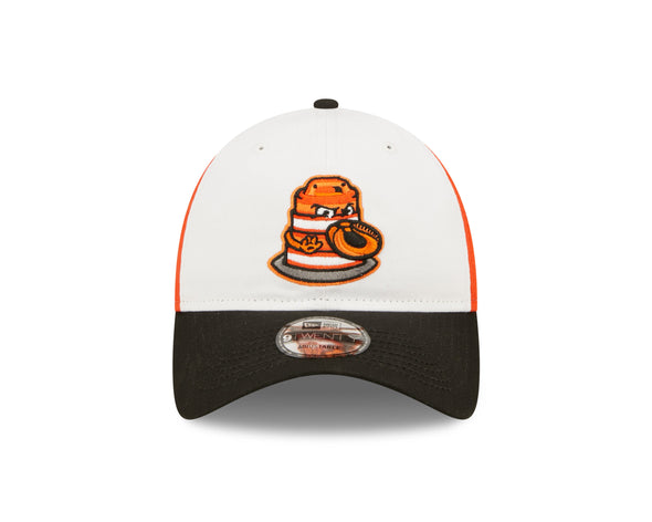 920 New Era Orange Barrel Adjustable Hat