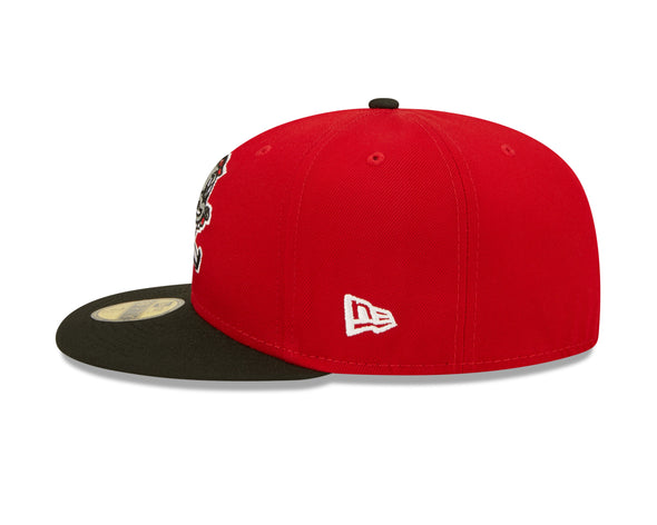 Richmond Flying Squirrels New Era 59FIFTY Fauxback On-Field Cap