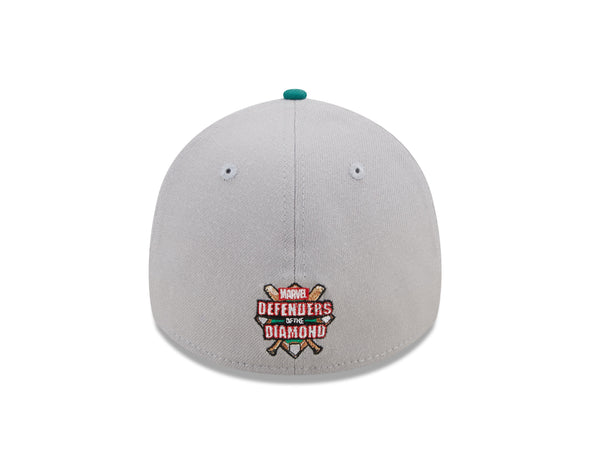 Augusta GreenJackets Marvel's Defenders of the Diamond New Era 39THIRTY Flex Fit Cap