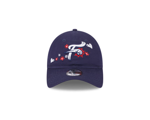 New Era 9Twenty Youth Flower Power Navy Adjustable Hat
