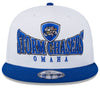 Omaha Storm Chasers New Era 950 White Crest Snapback Cap