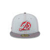 Arkansas Travelers New Era 59FIFTY Gray Pop Cap