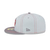 Arkansas Travelers New Era 59FIFTY Gray Pop Cap