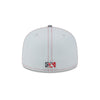 Arkansas Travelers New Era 59FIFTY Gray Pop Cap