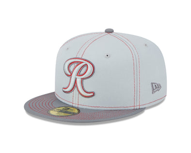 Tacoma Rainiers New Era 59Fifty Gray Pop Cap