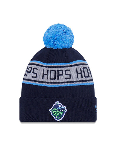 New Era Youth Knit Repeat Beanie, Hillsboro Hops