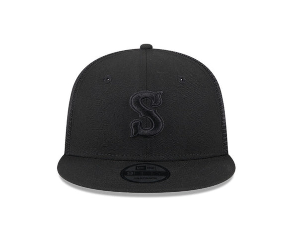 Syracuse Mets New Era Black Trucker 950 Adj. Cap