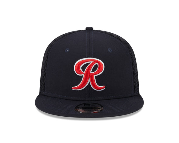 Tacoma Rainiers New Era 9Fifty Navy Classic Trucker Snapback