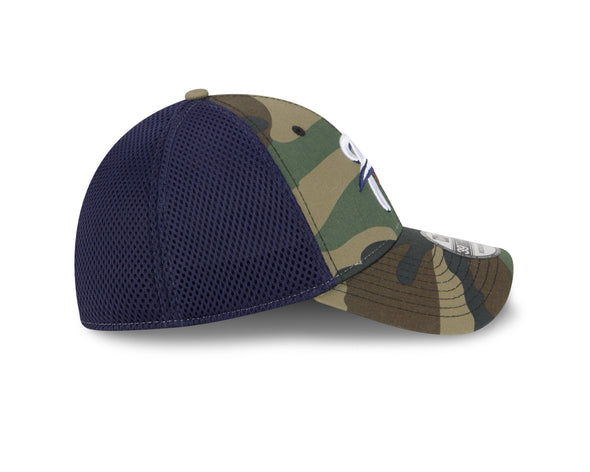 New Era 39Thirty Camo and Navy Neo F-Fist Stretch Fit Hat