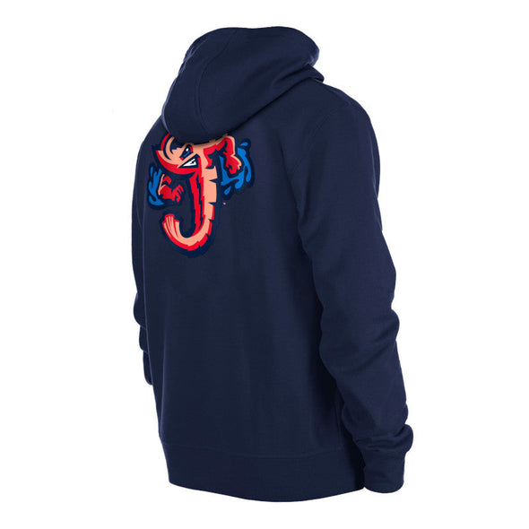 Jacksonville Jumbo Shrimp New Era Team Patch Hoodie