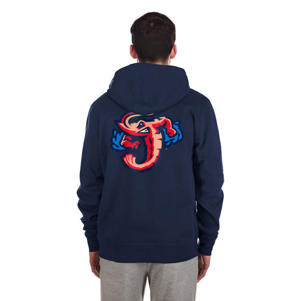 Jacksonville Jumbo Shrimp New Era Team Patch Hoodie