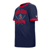 Jacksonville Jumbo Shrimp New Era Youth Dual Blend Ringer Tee