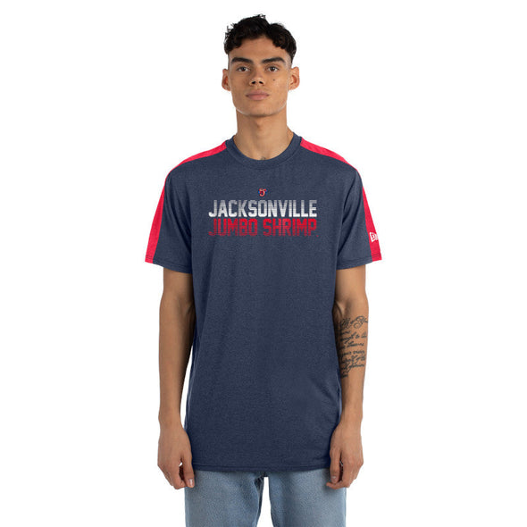 Jacksonville Jumbo Shrimp New Era Performance Poly Tee