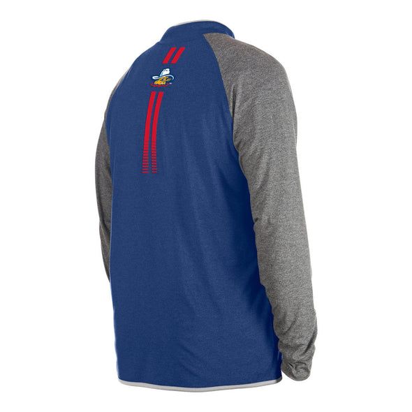 Amarillo Sod Poodles NE Royal/Grey 1/4 Zip