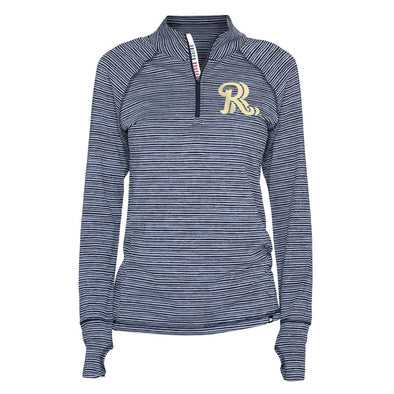 New Era Ladies Striped 1/4 Zip