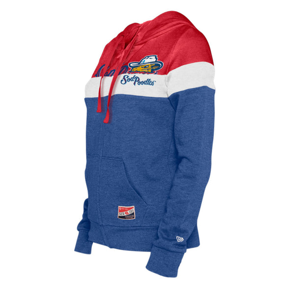 Amarillo Sod Poodles New Era Women's Throwback Full Zip