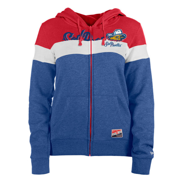 Amarillo Sod Poodles New Era Women's Throwback Full Zip