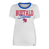 Buffalo Bisons Ladies NE White Scoop Tee