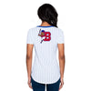 Buffalo Bisons Ladies New Era Pinstripe Vneck Tee
