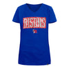 Buffalo Bisons Youth Girls NE Royal Flip Sequin Tee