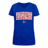 Buffalo Bisons Youth Girls NE Royal Flip Sequin Tee