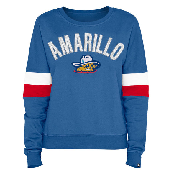 Amarillo Sod Poodles NE Wmns Royal Game Crewneck