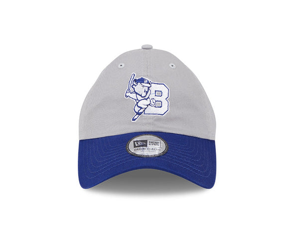 Buffalo Bisons Youth Clutch Grey 920 Adjustable Cap