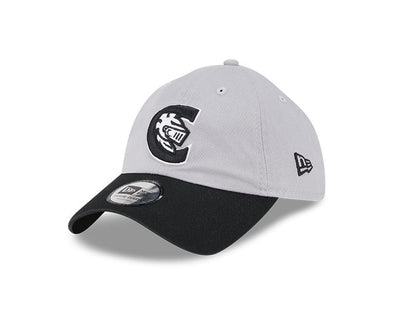 Charlotte Knights New Era Grey Casual Classic Cap