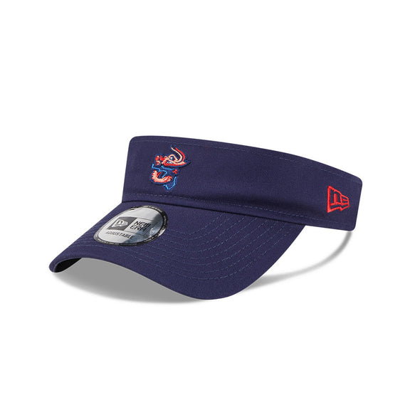 Jacksonville Jumbo Shrimp New Era Navy Stretch Visor