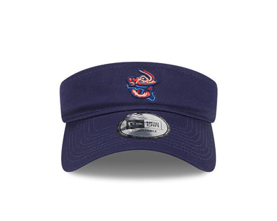 Jacksonville Jumbo Shrimp New Era Navy Primary Visor