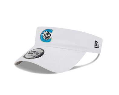 Charlotte Knights New Era White Visor