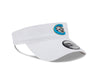 Charlotte Knights New Era White Visor