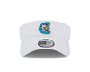 Charlotte Knights New Era White Visor